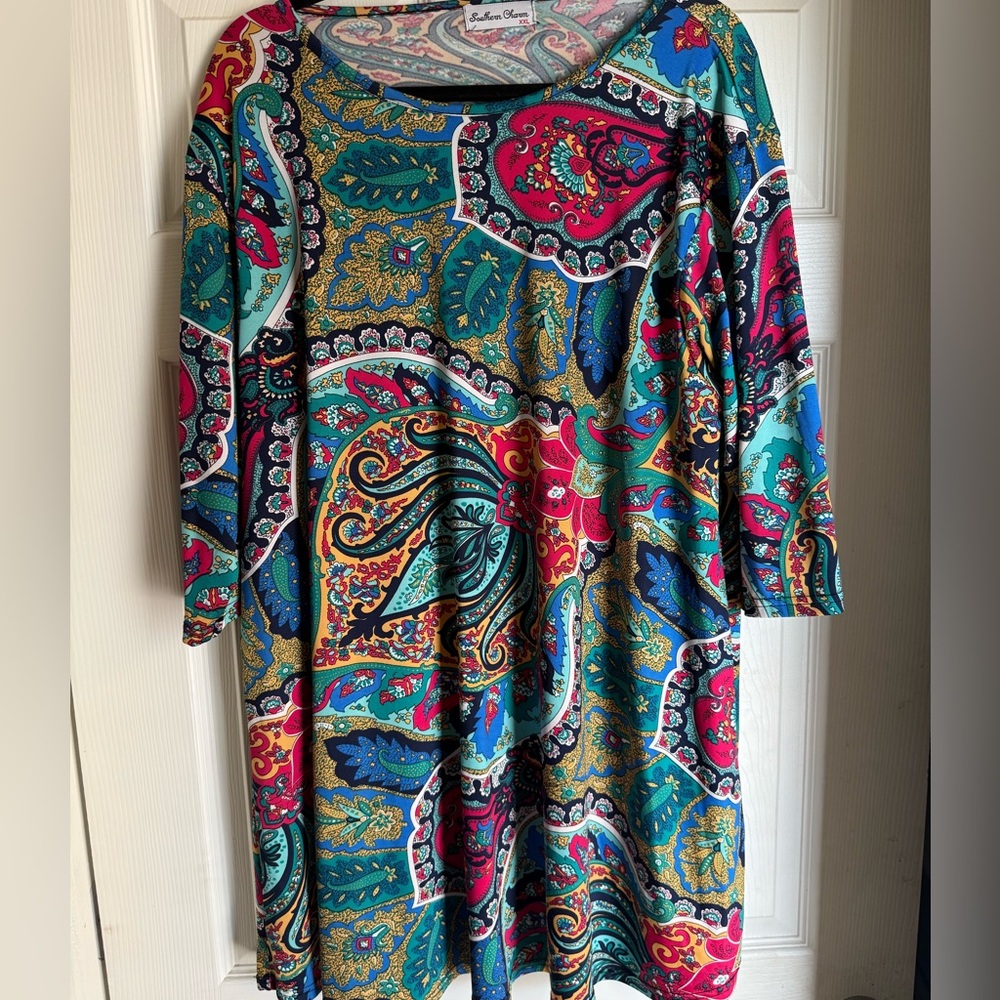 Plus Southern Charm Tunic or dress Sz 2X